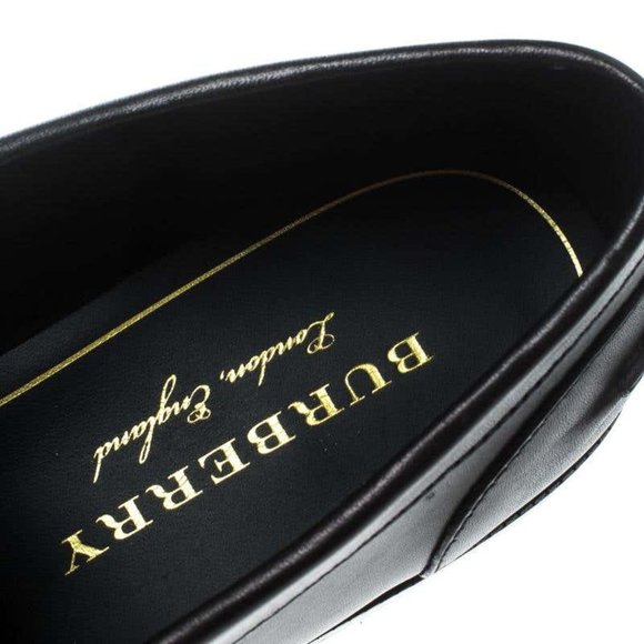 NWT BURBERRY BEDMONT LEATHER PENNY LOAFERS - Picture 6 of 8